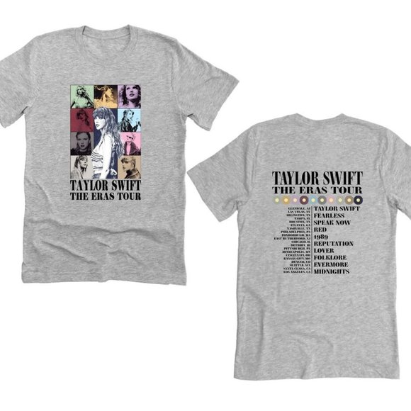 Taylor Swift The Eras Tour Shirt, Swiftie Merch T-Shirt, Back And Front Shirt - Picture 1 of 1